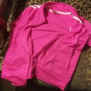 Hot pink Adidas Jacket